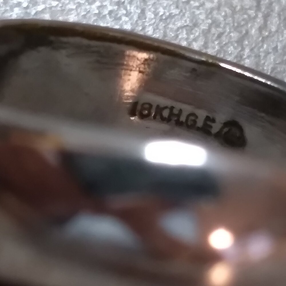 Silver - tone RING - Picture 2 of 4